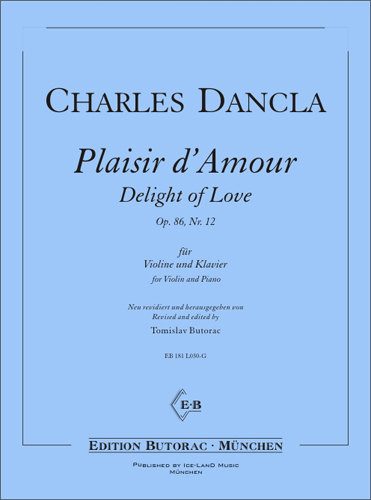 Cover - Dancla, Plaisir d'Amour  op. 86  Nr. 12